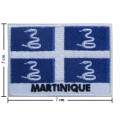 Martinique Nation Flag Style-1 Embroidered Sew On Patch