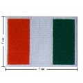 Cote D Ivoire Nation Flag Style-1 Embroidered Sew On Patch