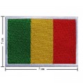 Mali Nation Flag Style-1 Embroidered Sew On Patch