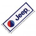 Jeep Racing Style-1 Embroidered Sew On Patch