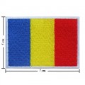 Chad Nation Flag Style-1 Embroidered Sew On Patch