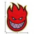 Spitfire Skateboard Wheels Fire Devil Style-1 Embroidered Sew On Patch