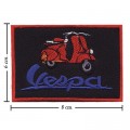 Vespa Scooter Style-2 Embroidered Sew On Patch