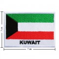 Kuwait Nation Flag Style-2 Embroidered Sew On Patch