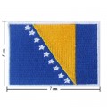 Bosnia Herzegovina Nation Flag Style-1 Embroidered Sew On Patch