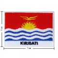 Kiribati Nation Flag Style-2 Embroidered Sew On Patch