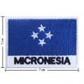 Micronesia Nation Flag Style-1 Embroidered Sew On Patch