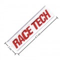 Race Tech Style-1 Embroidered Sew On Patch