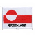 Greenland Nation Flag Style-2 Embroidered Sew On Patch