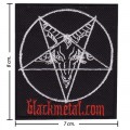 Black Metal Music Band Style-1 Embroidered Sew On Patch