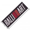 Mitsubishi Ralliart Racing Style-1 Embroidered Sew On Patch