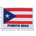 Puerto Rico Nation Flag Style-2 Embroidered Sew On Patch