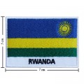 Rwanda Nation Flag Style-2 Embroidered Sew On Patch