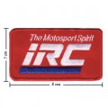 IRC Motorcycle Tire Style-1 Embroidered Sew On Patch