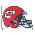 Kansas City Chiefs Helmet Style-1 Embroidered Iron On/Sew On Patch