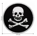 Skull & Crossbone jolly roger Embroidered Sew On Patch