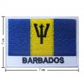 Barbados Nation Flag Style-2 Embroidered Sew On Patch