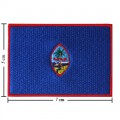 Guam Nation Flag Style-1 Embroidered Sew On Patch