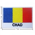 Chad Nation Flag Style-2 Embroidered Sew On Patch